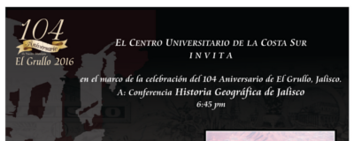 Nota: Presentación en el 104 aniversario de El Grullo, Jalisco