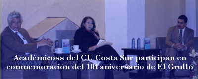 Participación del CU Costa Sur en el 104 Aniversario de El Grullo