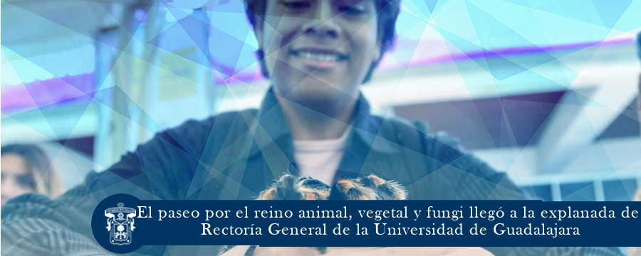 El paseo por el reino animal, vegetal y fungi llegó a la explanada de Rectoría General de la Universidad de Guadalajara