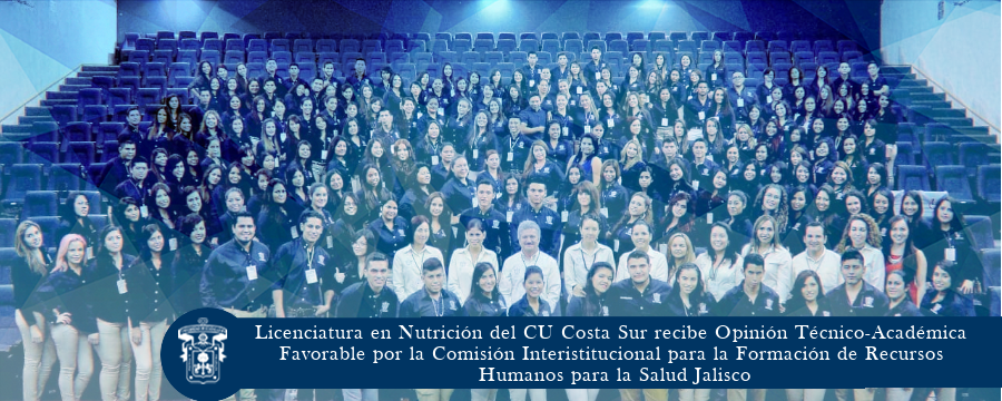 Lic. Nutrición del CUCSUR recibe Opinión Técnico-Académica por la Comisión Interistitucional para la Formación de RH para la Salud Jalisco