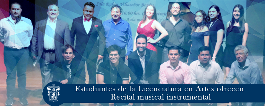Estudiantes de la Lic. en Artes ofrecen Recital musical instrumental