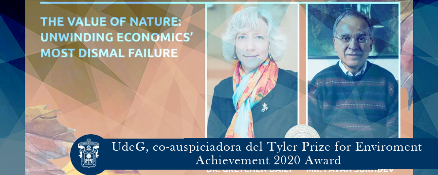 UdeG, co-auspiciadora del Tyler Prize for Enviroment Achievement 2020 Award