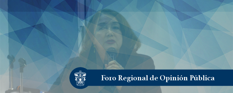 Banner: Foro Regional de Opinión Pública