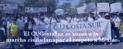 Banner: Marcha ciudadana por el respeto a México