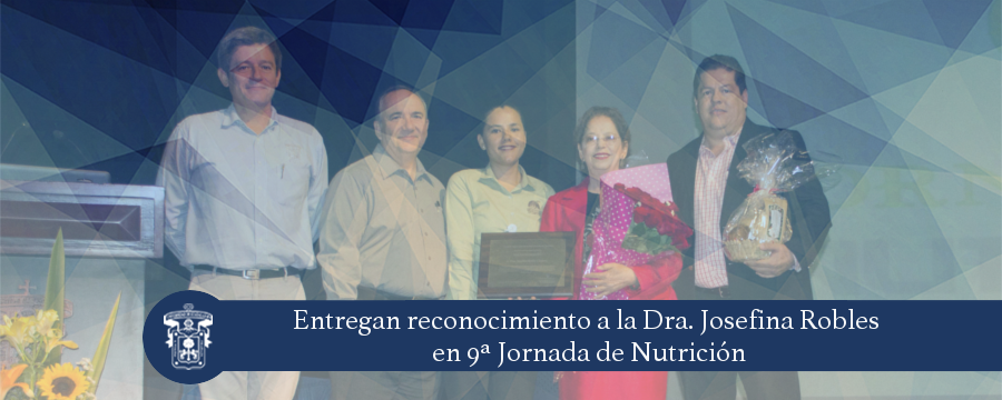 Banner: Reconocimiento a la Dra. Josefina Robles