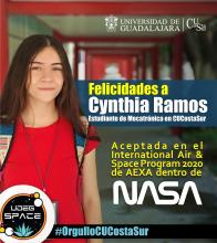 Alumna de Mecatrónica del CUCSUR participará en instalaciones de la NASA