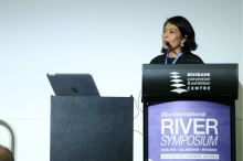 nvestigadora del DERN presentó ponencia en el 22nd International Riversymposium