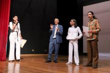 La compañía de teatro Musarteti presentó la obra Un futuro salvaje