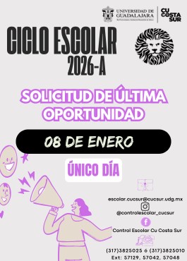 Última oportunidad 2026-A