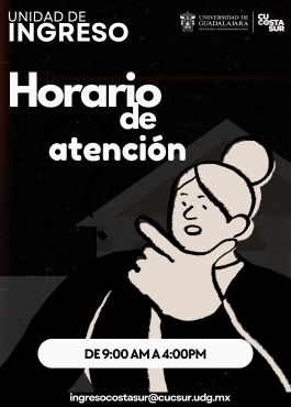 Banner unidad de ingreso horarios
