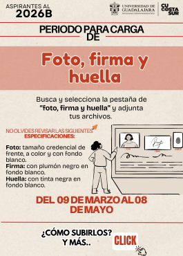 Carga de biométricos calendario 26-A