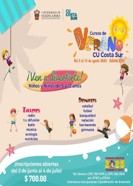 Cursos de verano CU Costa Sur 2025