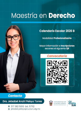 Convocatoria Maestría Derecho