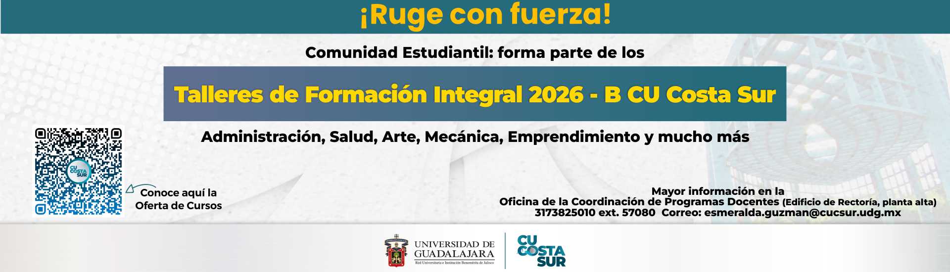 Banner cursos formacion ciclo 26-B