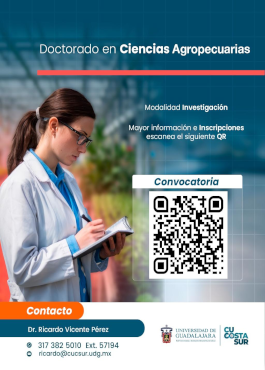 Convocatoria Doctorado Agropecuarias