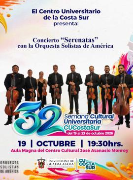 Concierto "Serenatas" con la Orquesta Solistas de América
