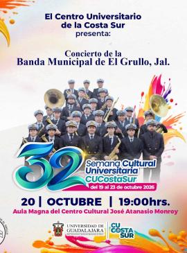 Concierto de la Banda Municipal del Grullo Jal.