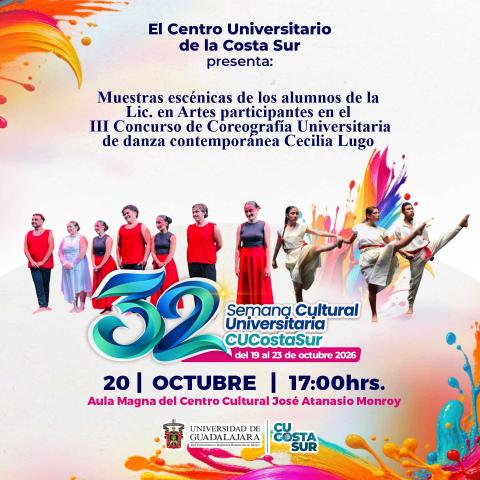 Muestras escénicas de los alumnos de la Lic. en Artes