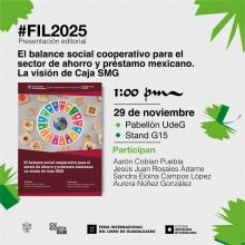 El Centro Universitario de la Costa Sur invita a la presentación del libro “El balance social cooperativo para el sector de ahorro y préstamo mexicano. La visión de Caja SMG.”