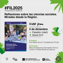 El Centro Universitario de la Costa Sur te invita a la presentación del libro: “Reflexiones sobre las ciencias sociales. Miradas desde la Región.”