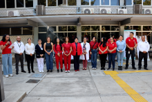 La mañana de hoy, en los pasillos del Centro Universitario de la Costa Sur, se llevó a cabo una edición más de la Feria de la Salud