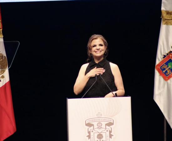 Realizan toma de protesta de la Mtra. Karla Planter Pérez, la primera Rectora General de la UdeG para el periodo 2025-2031