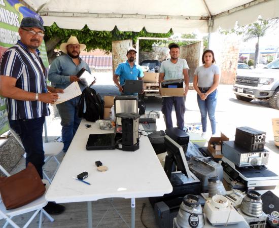 CU Costa Sur, 11 años rugiendo en el acopio de RAEE