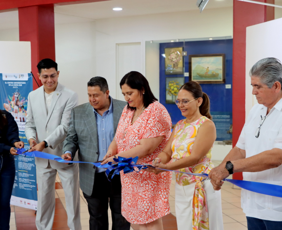 El Centro Universitario de la Costa Sur inauguró la exposición “CINCO-grafías / Gráfica Contemporánea”