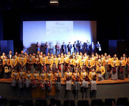 Emotiva presentación del Mariachi Femenil ‘Ana Bertha Lepe’ en el Aula Magna del Centro Cultural José Atanasio Monroy
