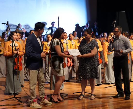 Emotiva presentación del Mariachi Femenil ‘Ana Bertha Lepe’ en el Aula Magna del Centro Cultural José Atanasio Monroy