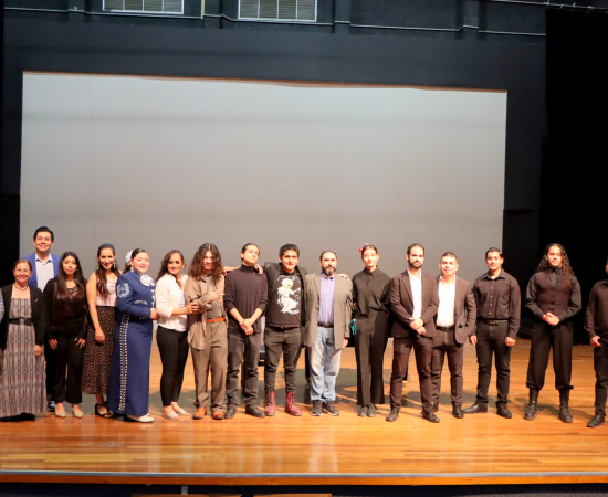 Aula Magna del Centro Cultural José Atanasio Monroy fue sede de la clausura de actividades de la Licenciatura en Artes del CUCostaSur