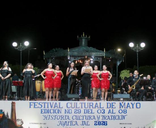 Big Band de Jazz del CUCosta Sur llena de música el Festival Cultural de Mayo Ayutla 2026