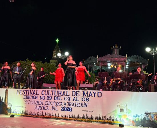 Big Band de Jazz del CUCosta Sur llena de música el Festival Cultural de Mayo Ayutla 2026